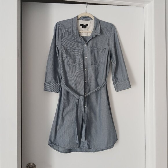 Calvin Klein Dresses & Skirts - Calvin Klein Stripe Shirt Dress